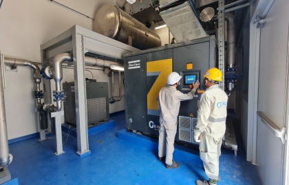 Giai đoạn hoàn thiện tại dự án nhà máy Synergie CAD 